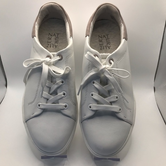 Naturalizer Women's Morrison 2.0 White Leather Lace Up Sneakers Size 8.5W - Picture 6 of 12
